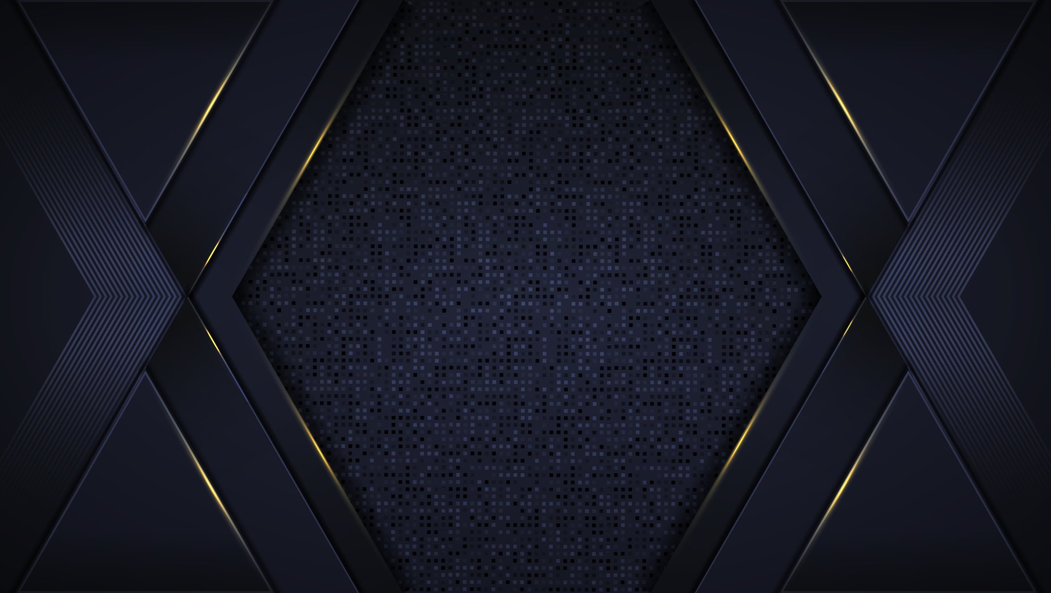 Black Geometric Background